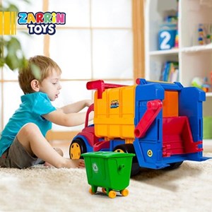 اسباب بازی کامیون حمل زباله زرین تویز ZARRIN TOYS_اسباب بازی ماشین
